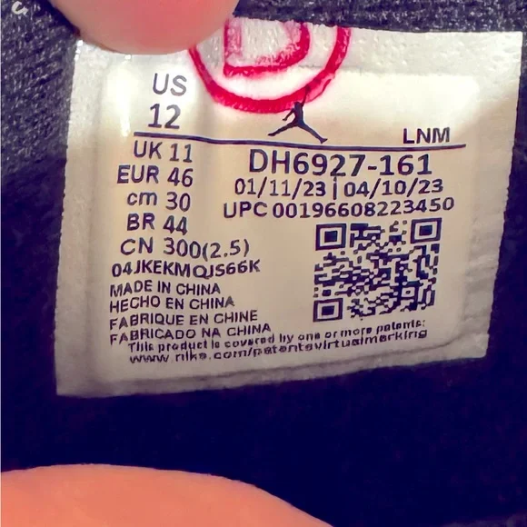 Jordan 4 Retro “Red Cement” - Men’s Size 12 – Brand New in Box - Picture 11 of 15